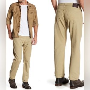AG Adriano Goldschmied Graduate Tailored Leg Pants Colonial Beige 36x32